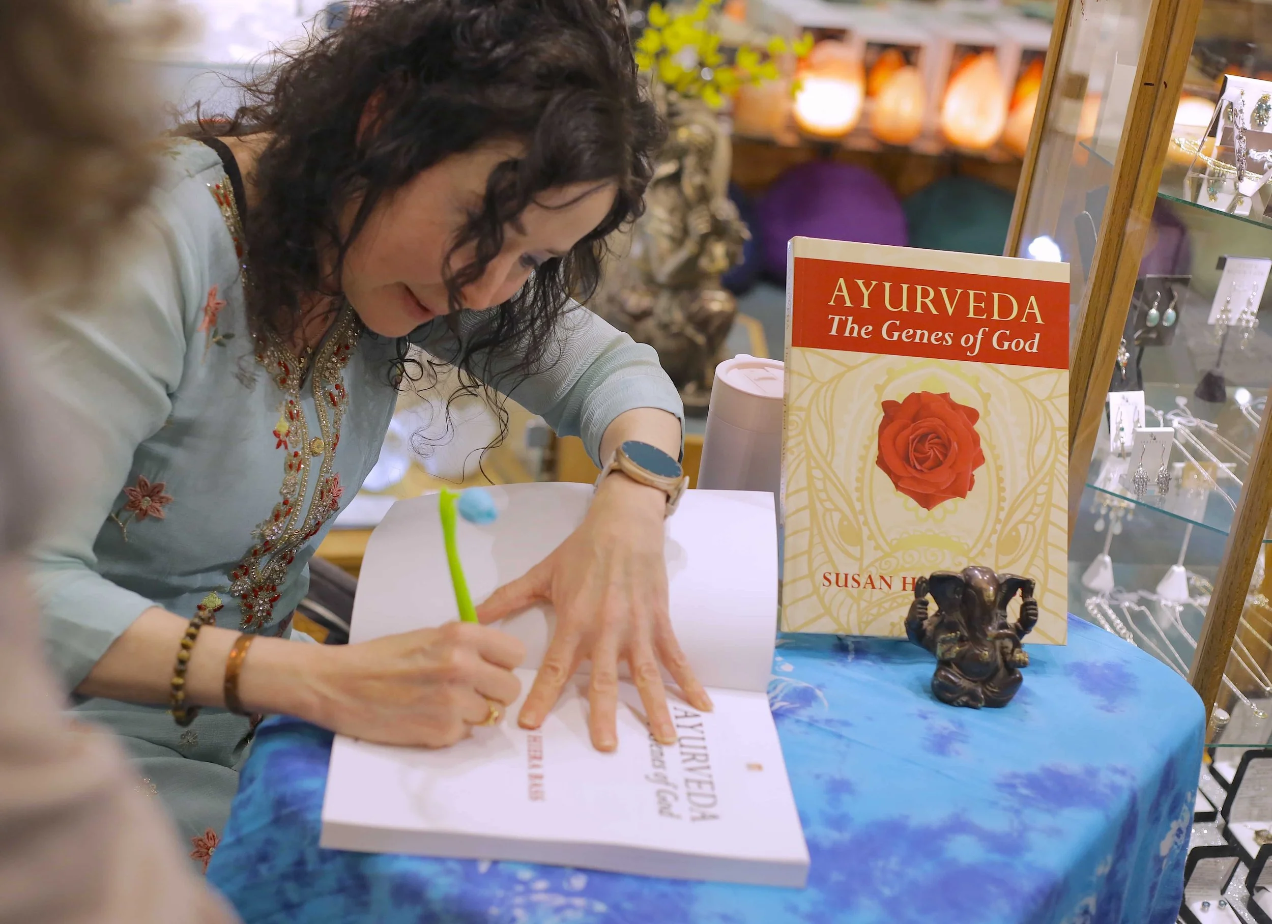 What "Ayurveda: The Genes of God" is, and who Susan Bass wrote it for